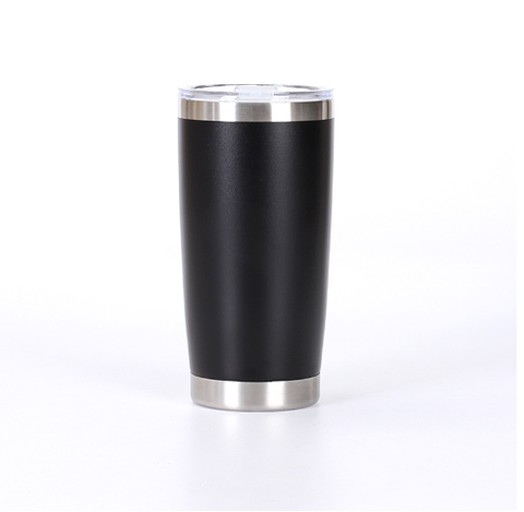 Cốc bia giữ nhiệt nắp trong suốt 590ml, Cốc giữ nhiệt in khắc tên logo thương hiệu