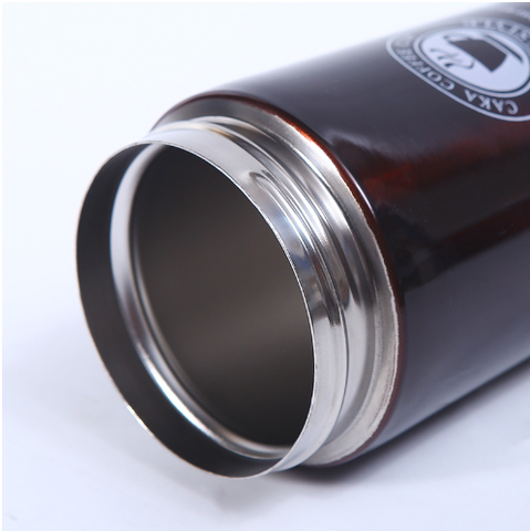 Cốc coffee giữ nhiệt Kamiyoshi nắp khóa móc, Cốc giữ nhiệt in khắc tên logo thương hiệu