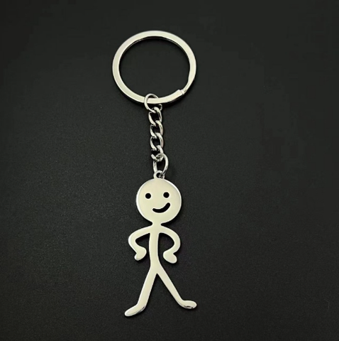 Quà tặng móc khóa khắc tên, móc khóa Stickman vui nhộn khắc tên, quà tặng doanh nghiệp