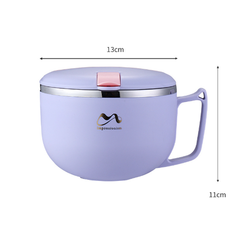 Cốc ăn mì phong cách Nhật Bản, bát mì, hộp cơm văn phòng