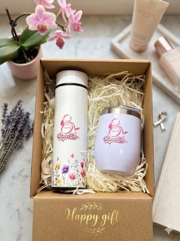 GIFT SET 2 MÓM BÌNH KÈM CỐC TRỨNG GIỮ NHIỆT - S03