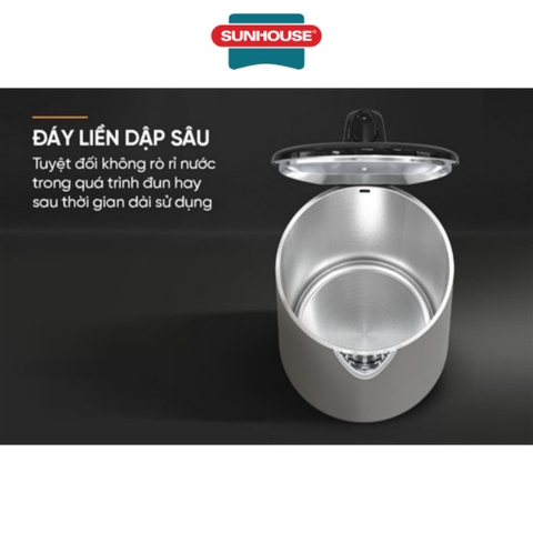 Ấm siêu tốc Inox 2 lớp 2L Sunhouse SHD1396