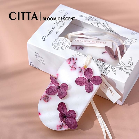 CITTA Sáp Thơm Phòng FALLEN FLOWERS Treo Tủ Quần Áo, Phòng Ngủ, Khử Mùi Ẩm Mốc
