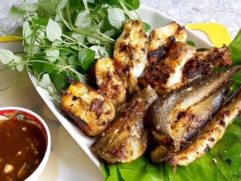Cá lăng nướng