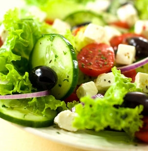 Salad rau củ quả trộn