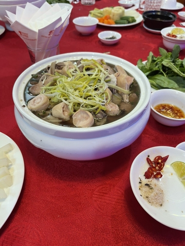 Súp lòng lợn nít xào