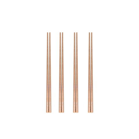 ZWILLING - Bộ đũa ăn Minimal màu vàng hồng - 4 cặp
