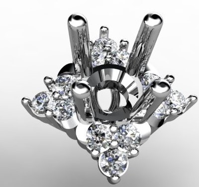 Bông tai  Crytal Elegance BTKC65