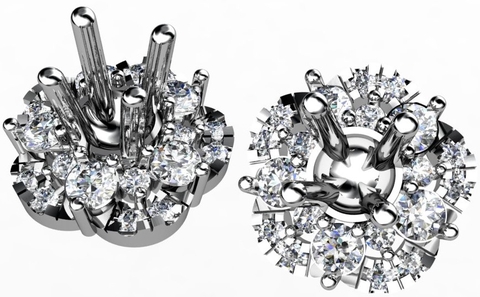 Bông tai  Crytal Elegance BTKC83