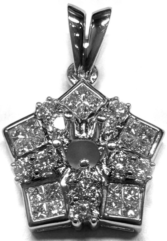 Mặt dây  Crytal Elegance MDKC29