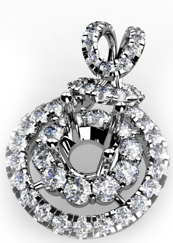 Mặt dây  Crytal Elegance MDKC32