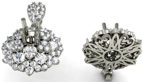 Mặt dây  Crytal Elegance MDKC35