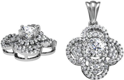 Mặt dây chuyền Radiant Elegance MDMS23