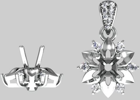 Mặt dây chuyền Radiant Elegance MDMS35