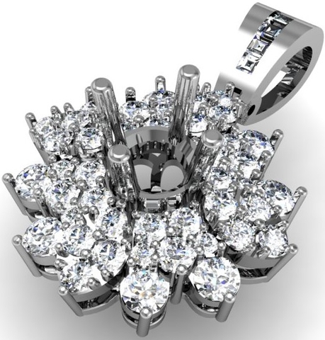 Mặt dây chuyền Radiant Elegance MDMS37