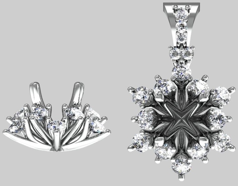 Mặt dây chuyền Radiant Elegance MDMS38