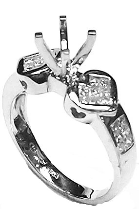 VỎ NHẪN NỮ KIM CƯƠNG NUKC191