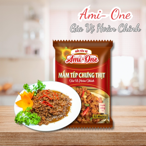 mắm tép chưng thịt ami-one 90g