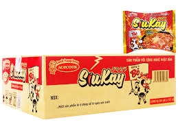 Mì siu cay vị bò thùng 24 gói
