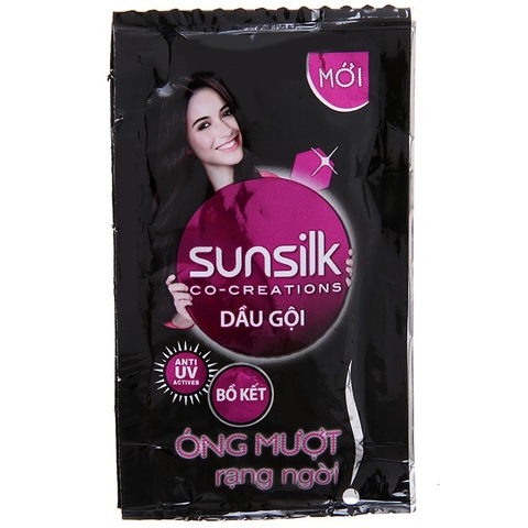sunsilk dầu gội bồ kết gói màu đen 5.8ml x10　シャンプー