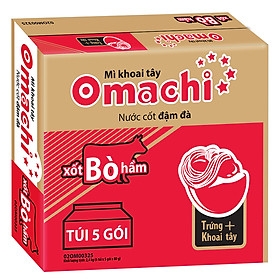 omachi xốt bò hầm 79gr thùng 30 gói　ラーメン