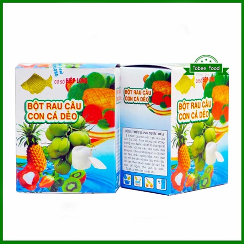 Bột rau câu con cá dẻo
