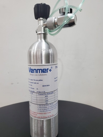 Khí Chuẩn 5000ppm CO, 20,95% O2 Balance N2