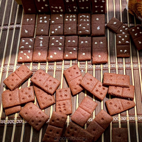 Làm bánh cookie domino việt quắt