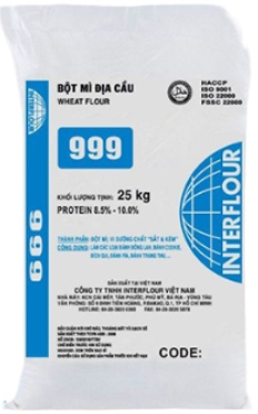 Bột mì Địa Cầu 999 Xanh Dương