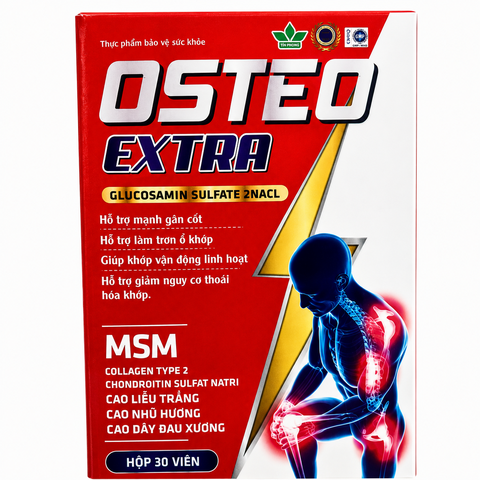Viên uống xương khớp Osteo Extra 30 viên – TPBVSK hỗ trợ gân cốt, làm trơn ổ khớp