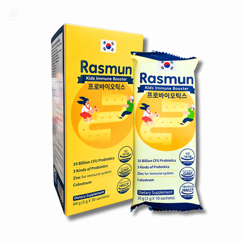 Men Vi Sinh Rasmun Kids Immune Booster - 10 Tỷ Lợi Khuẩn Hàn Quốc