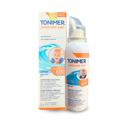 Xịt Mũi Tonimer Hypertonic Baby Spray 100ml: Giải Pháp Nước Biển Sâu Ưu Trương Chuyên Biệt Giảm Nghẹt Mũi Và Viêm Mũi Dị Ứng Cho Trẻ Sơ Sinh