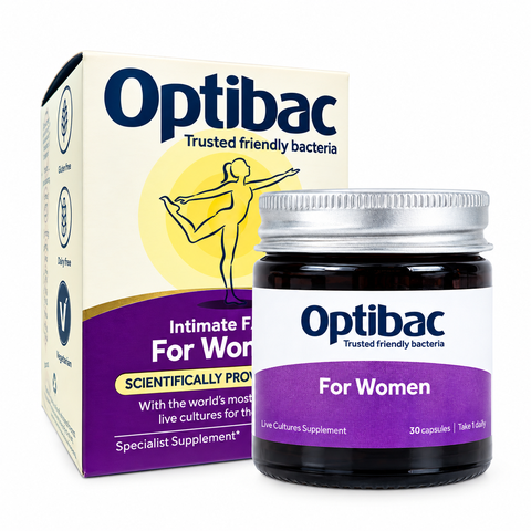 Thực phẩm bảo vệ sức khỏe Optibac For Women – Bổ sung lợi khuẩn cho phụ nữ, hỗ trợ duy trì hệ vi sinh vùng kín, 30 viên nang