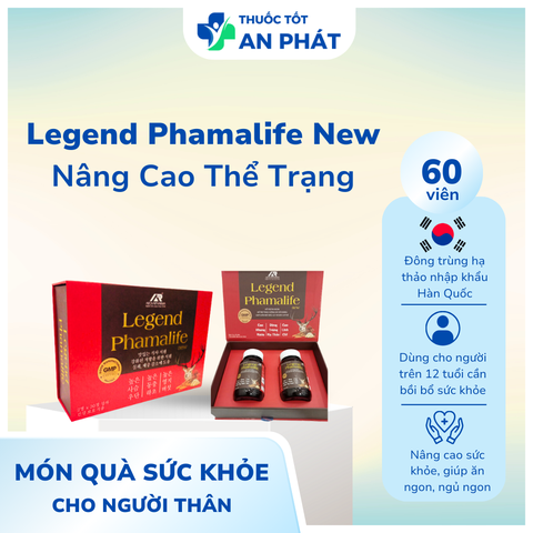 Viên Uống Ăn Ngon, Ngủ Ngon Legend Phamalife New - Giúp Giảm Mệt Mỏi, Hỗ Trợ Bồi Bổ Sức Khỏe (Hộp 60 Viên)