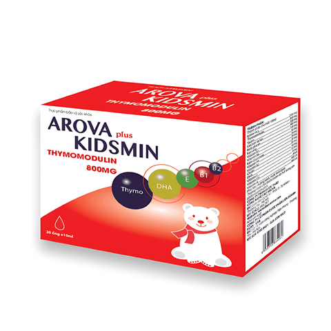 Siro Uống Arova Plus Kidsmin - Hỗ Trợ Tăng Cường Sức Đề Kháng, Giúp Trẻ Ăn Ngon Miệng (Hộp 20 Ống)