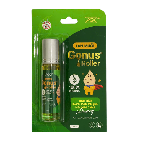 Lăn Muỗi Gonus Roller Giúp Dưỡng Ẩm, Làm Dịu Da, Giảm Ngứa Khi Bị Côn Trùng Đốt (Lọ 10ml)