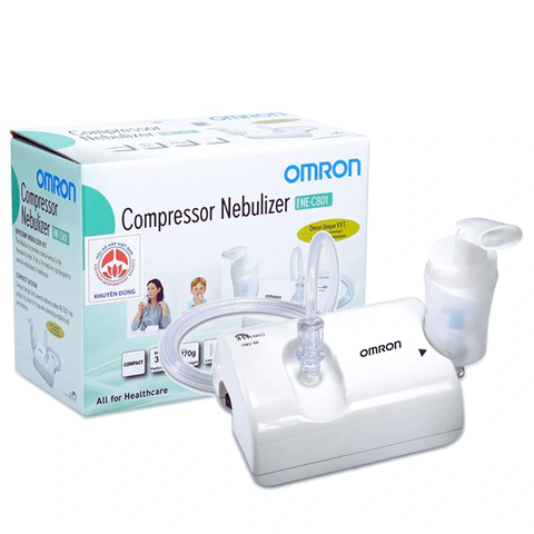 Máy Khí Dung Omron NC801 Xông Mũi Họng Nhật Bản