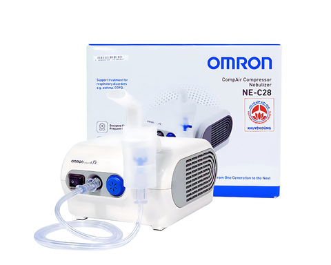 Máy Khí Dung Omron NE C28 Xông Mũi Họng Nhật Bản