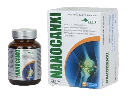 Nanocanxi - Hỗ trợ xương, răng chắc khỏe - Hộp 60 viên - CHC