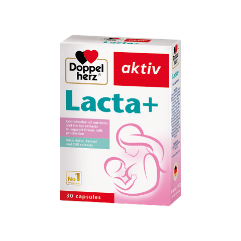 TPBVSK Lacta+ Bổ sung chất dinh dưỡng & cải thiện nguồn sữa mẹ - Hộp 30 viên - Doppel herz