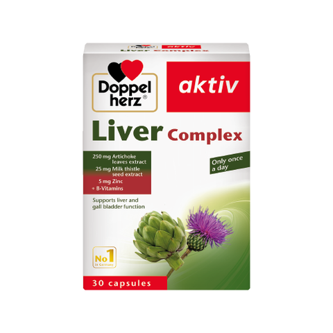 TPBVSK Liver complex - Cải thiện chức năng gan, hỗ trợ gan khỏe mạnh - Hộp 30 viên - Doppel herz