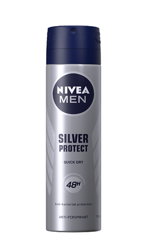 Xịt ngăn mùi Nivea Men Silver Protect  ( Chai 150ml )