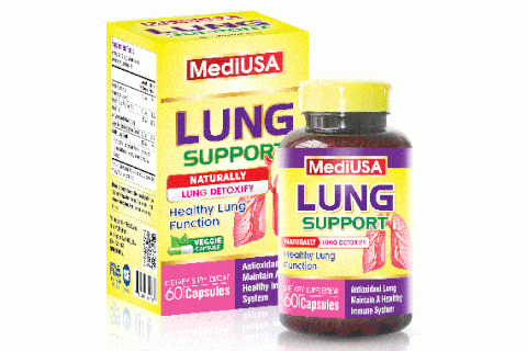 Lung Support / Lọ 60 viên / MediUSA