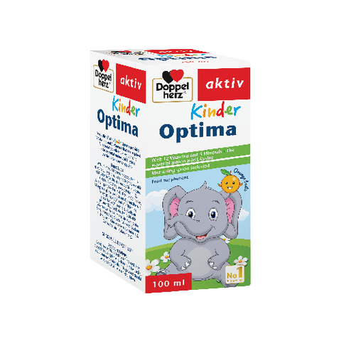 TPBVSK Kinder Optima - Hỗ trợ trẻ ăn ngon, tăng cường sức đề kháng - Lọ 100ml - Doppel herz