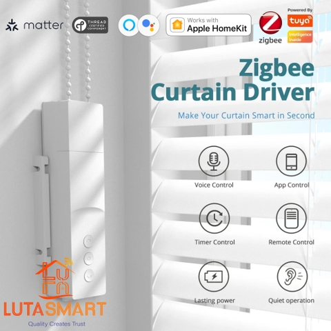 Robot rèm cuốn thông minh Zigbee ZM85E-1Z - hỗ trợ Apple HomeKit