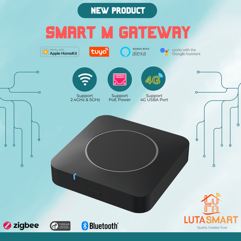 Bộ điều khiển trung tâm Tuya Zigbee Thread 4G - THP23-ZB-X