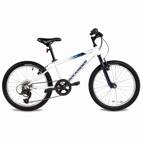 Xe đạp địa hình Rockrider ST 120 20 inch - Trắng/Xanh dương