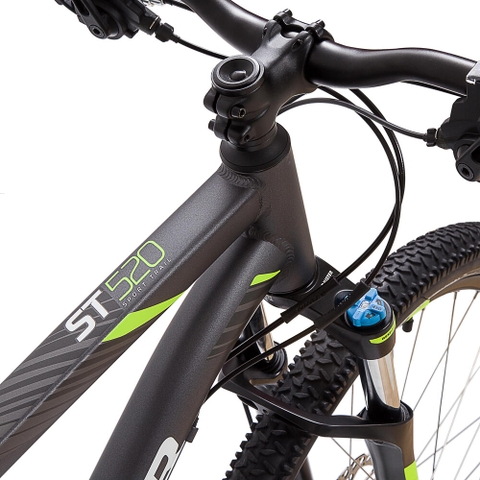 Xe đạp thể thao 27,5 8sp Rockrider ST 520 - Xám