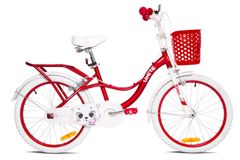 Xe Đạp Trẻ Em Nữ Thống Nhất Kitten 20 inch (Có giỏ xe)