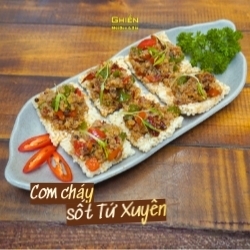 Cơm cháy sốt tứ xuyên